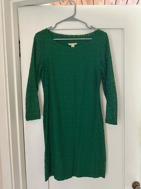 Banana republic green work dress size 4